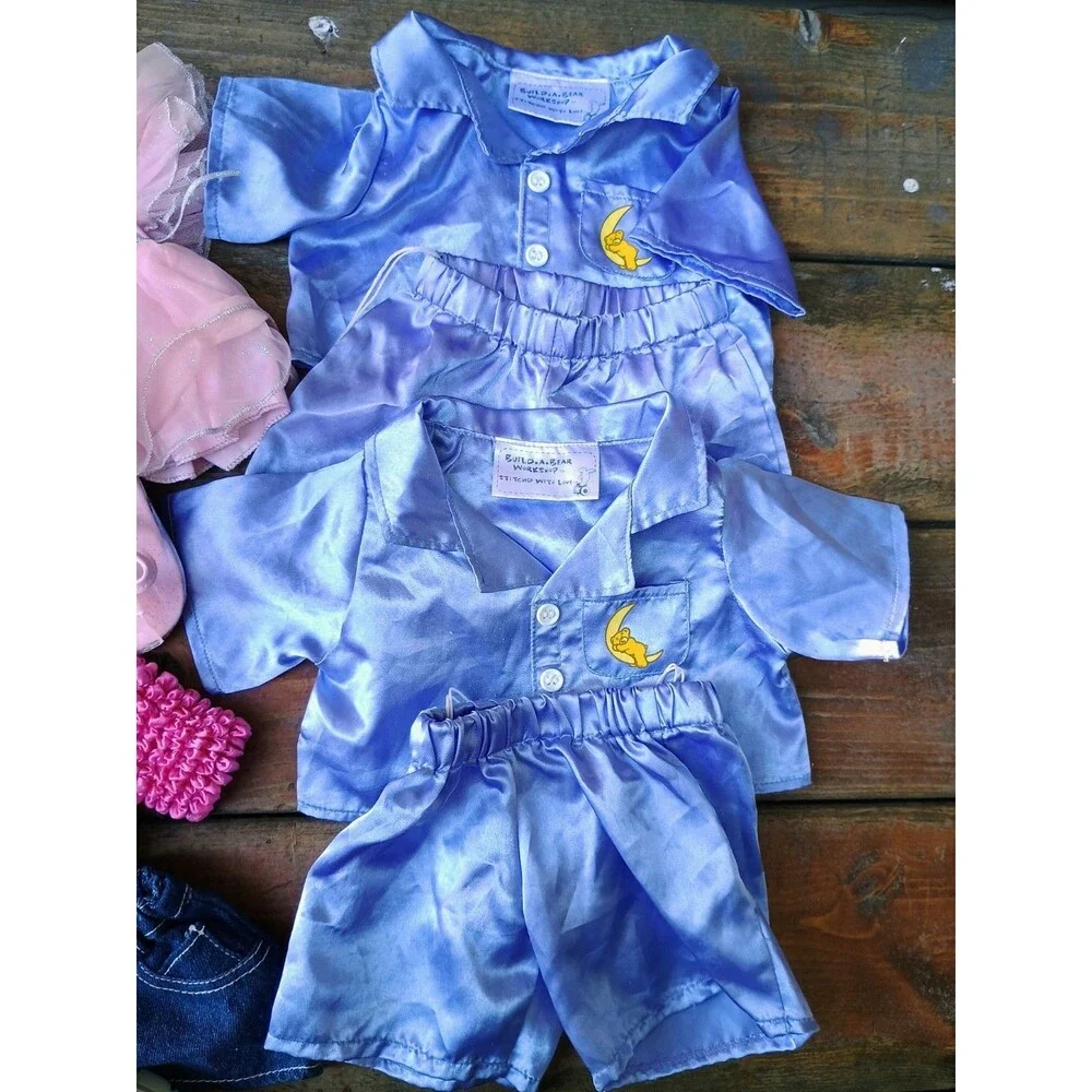 Build A Bear Outfits Shoes Lot Puss In Boots Skirt Shorts Ballerina Pajamas